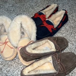 ugg moccasins!!! all 3!